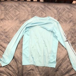 Blue Habit fishing shirt